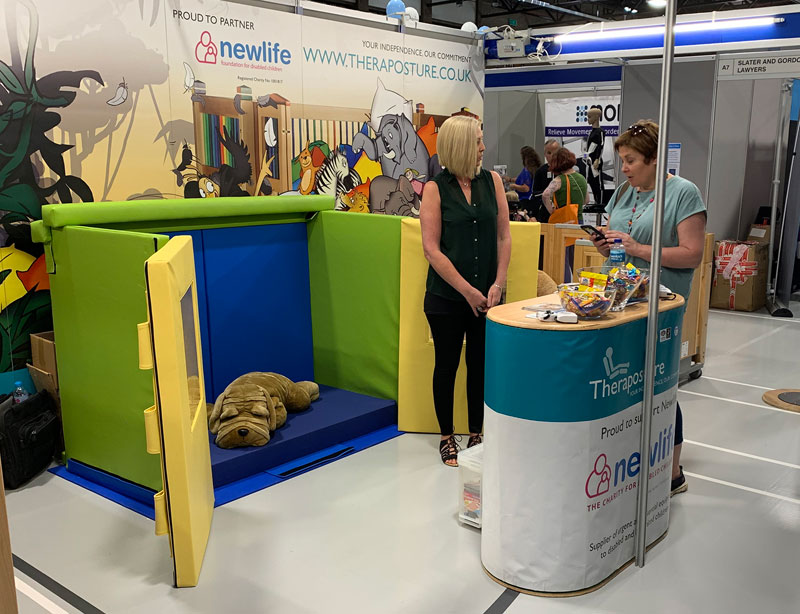Theraposture Exhibition stand at KidzNorth