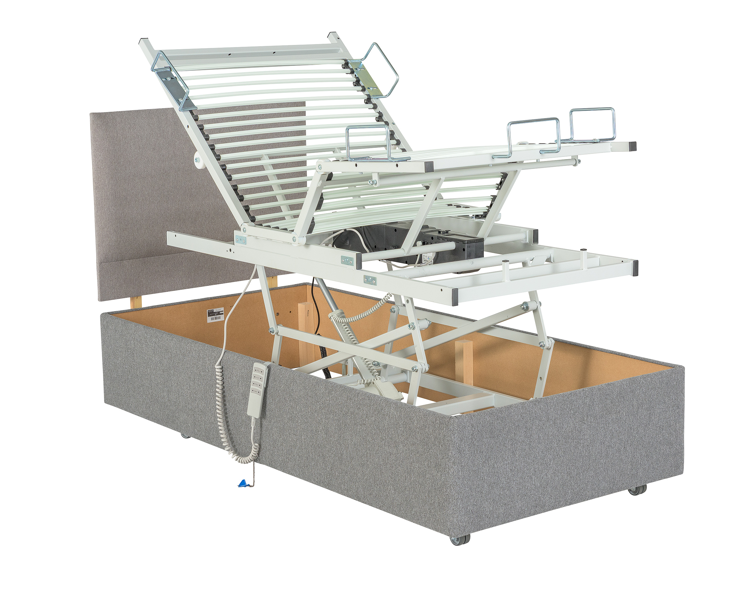 The Variable Height and Profiling mechanism is weight bearing and are suitable for users weighing up to 28 stones
