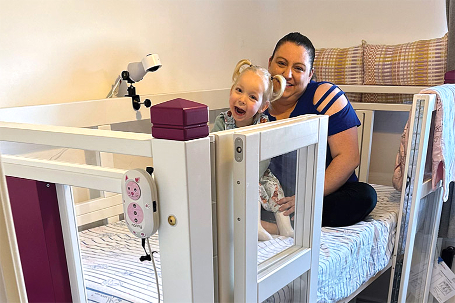 Theraposture gives Lottie an adjustable care cot that’s ‘fit for a princess’